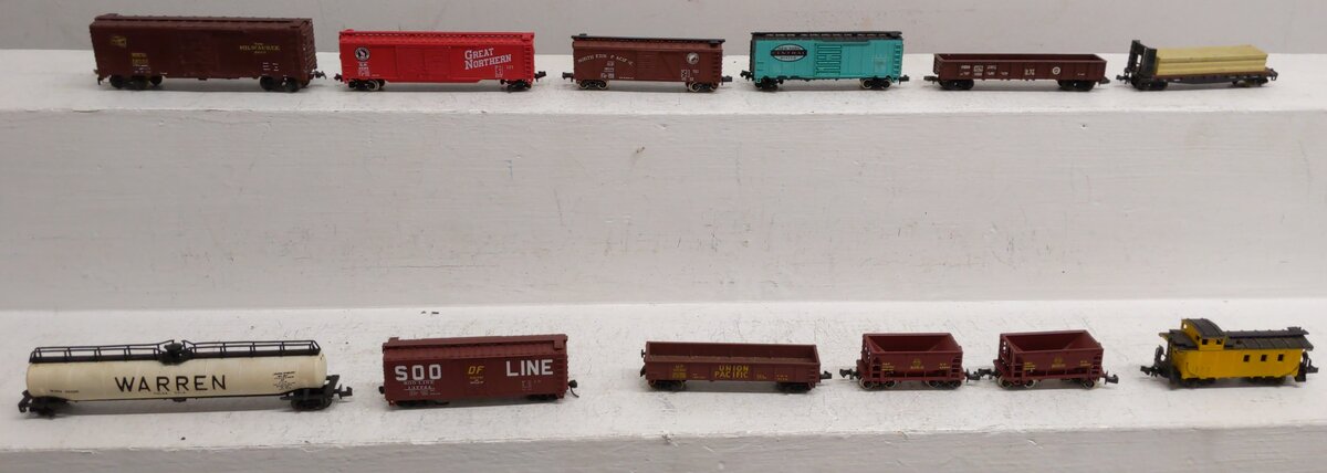 Atlas & Other N Scale Assorted Freight Cars [12] EX