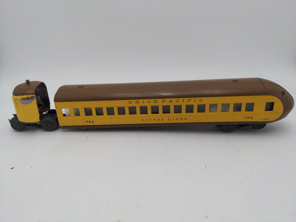 Lionel 754 O Vintage Union Pacific Passenger Car VG