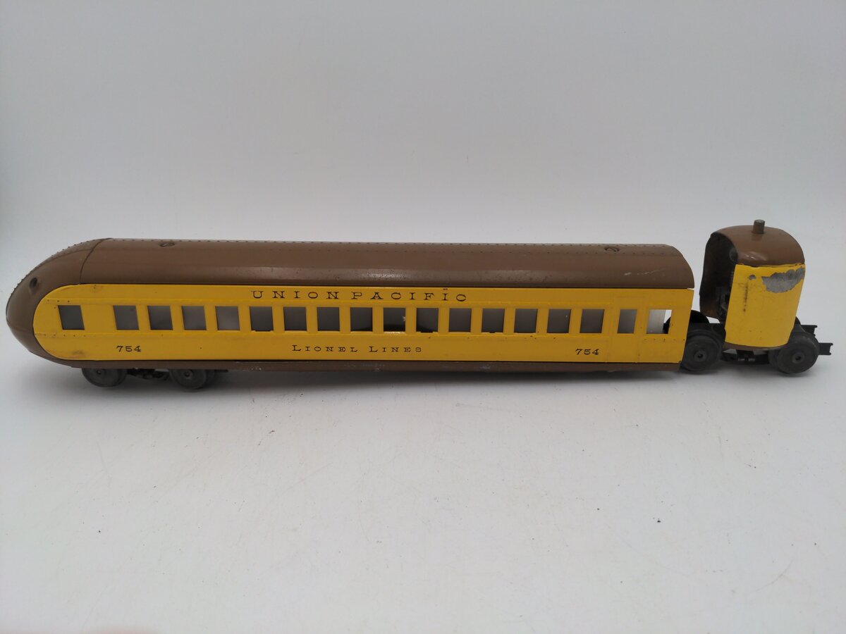 Lionel 754 O Vintage Union Pacific Passenger Car VG