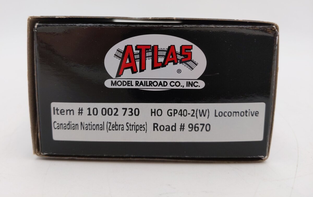 Atlas 10002730 HO CN GP40-2(W) Gold Diesel Locomotive #9670 w/DCC/LokSound EX/Box
