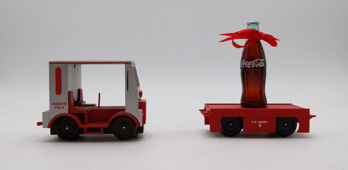 K-Line K2628-11A Coca Cola North Pole Speeder w/Trailer VG/Box