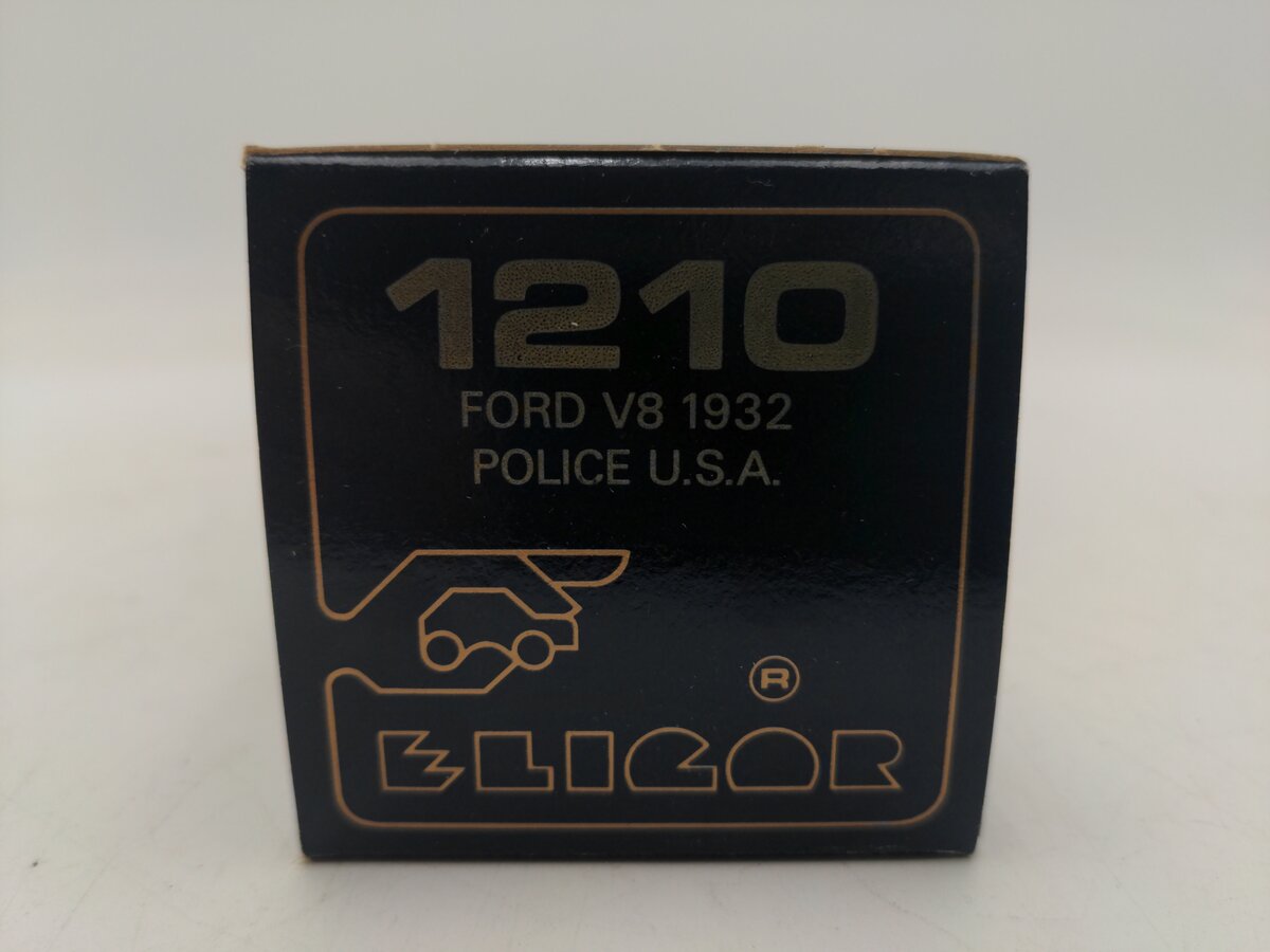 Eligor 1210 1:43 Scale Diecast V8 Ford Police Car EX/Box
