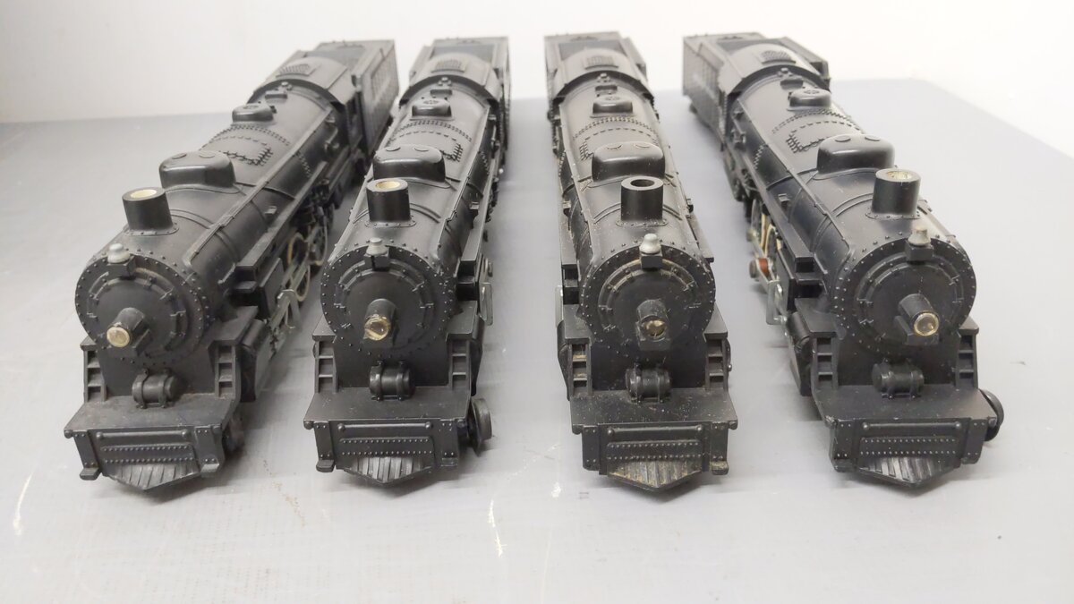 American Flyer S Assorted Locomotive and Tender 282, 283, 287 [4] VG