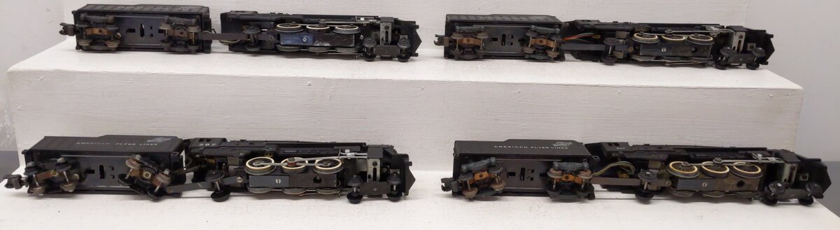 American Flyer S Assorted Locomotive and Tender 282, 283, 287 [4] VG
