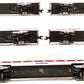 MTH 20-6508 O Gauge Amtrak 70' Aluminum Passenger Car Set (Set of 5) VG/Box
