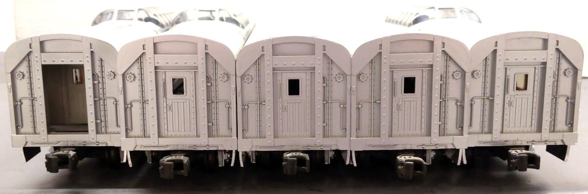 MTH 20-6508 O Gauge Amtrak 70' Aluminum Passenger Car Set (Set of 5) VG/Box