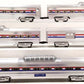 MTH 20-6508 O Gauge Amtrak 70' Aluminum Passenger Car Set (Set of 5) VG/Box