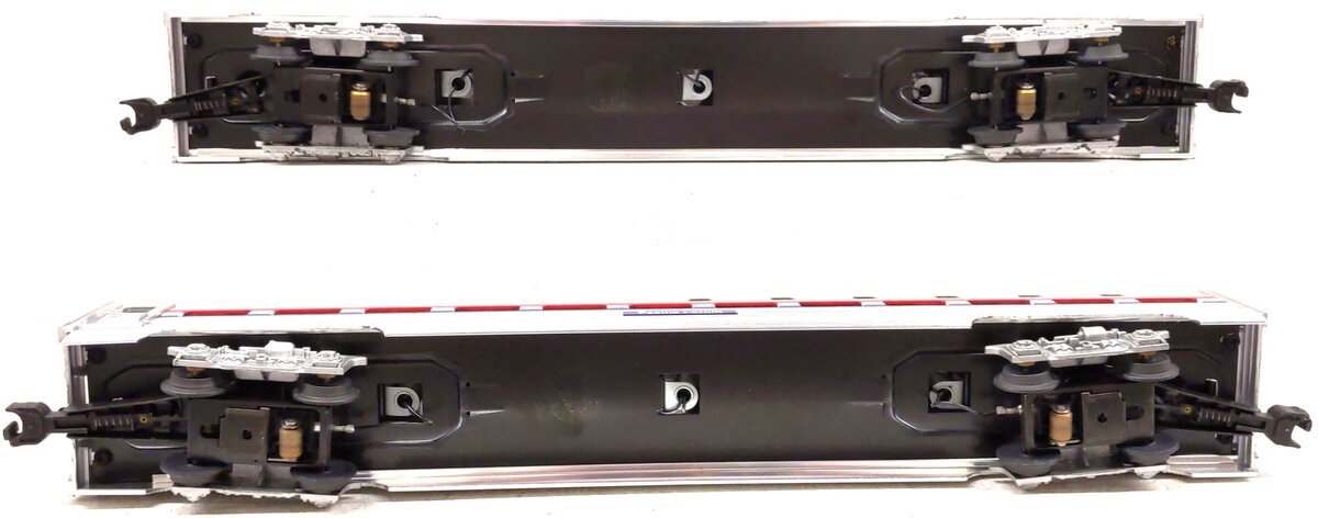 MTH 20-6508 O Gauge Amtrak Premier 70' Aluminum Sleeper/Diner Car Set EX/Box
