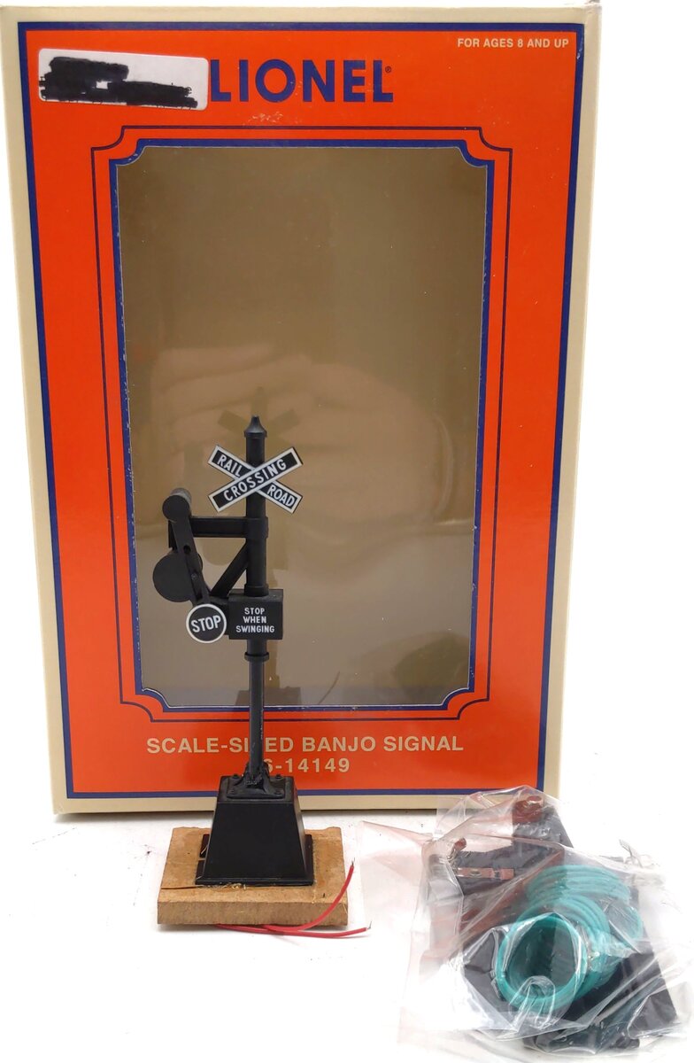 Lionel 6-14149 O Scale Sized Banjo Signal VG/Box