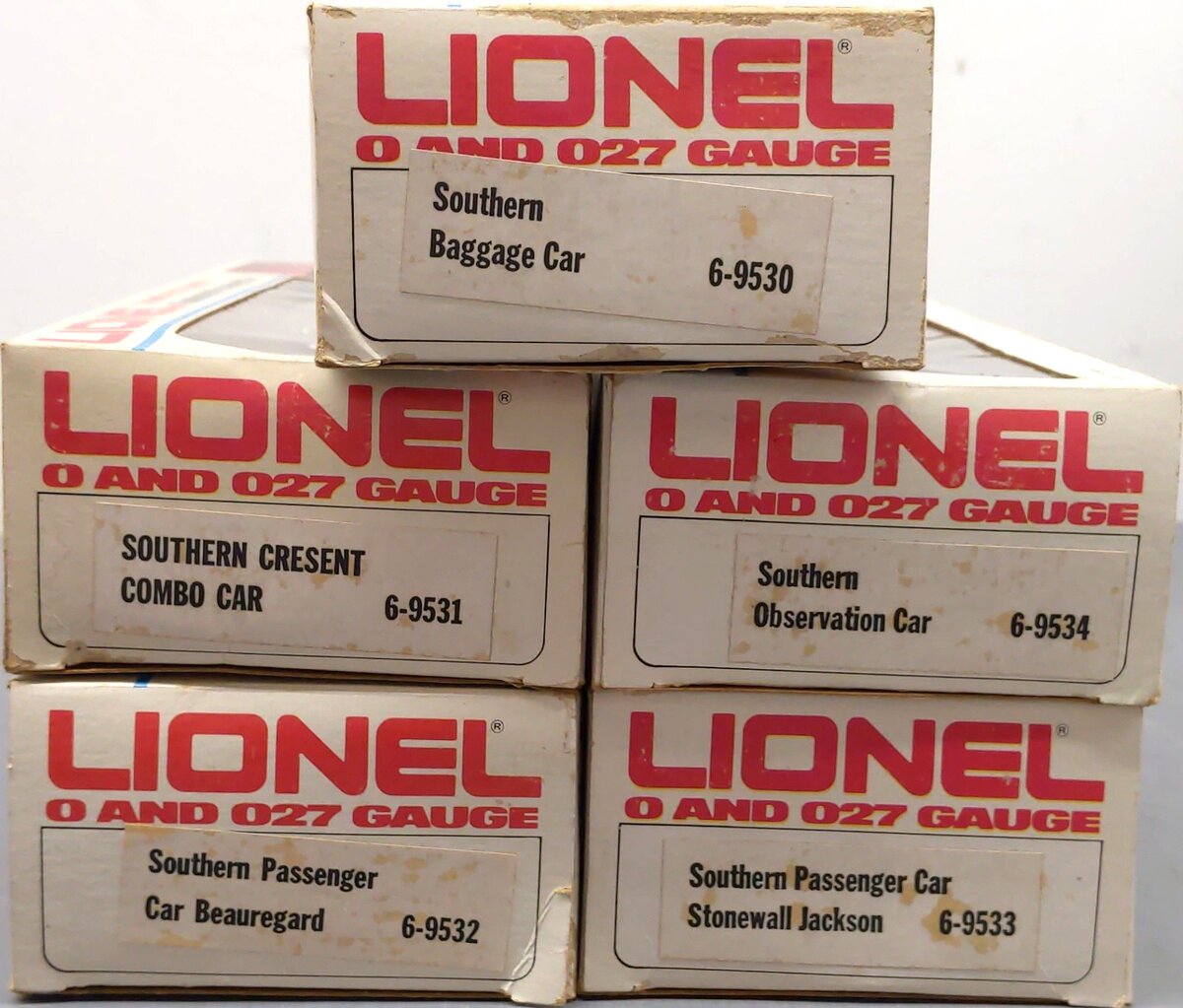 Lionel 6-9530-34 O Gauge Southern Crescent Passenger 5-Car Set EX/Box