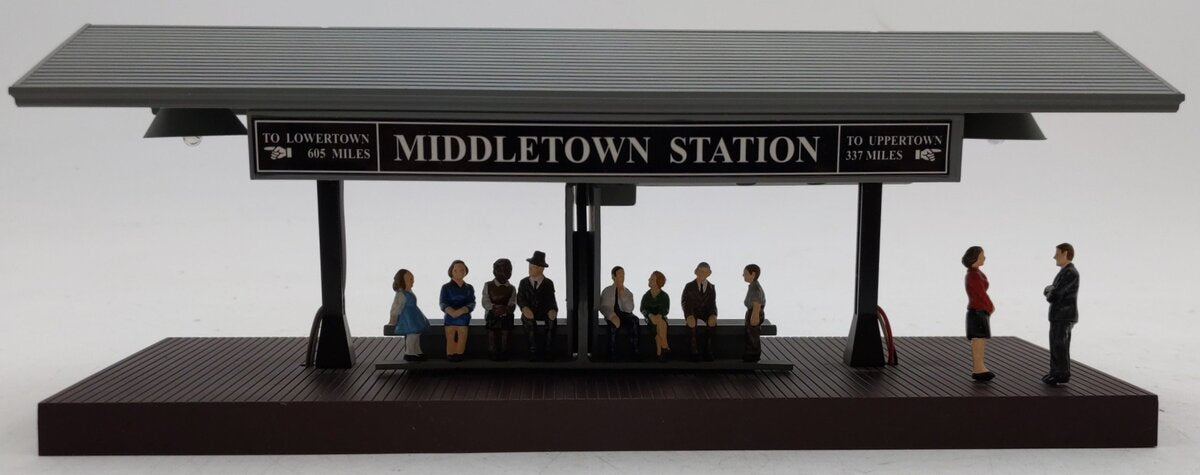 MTH 30-9107 O Middletown Operating Station Platform w/Gray Roof VG/Box