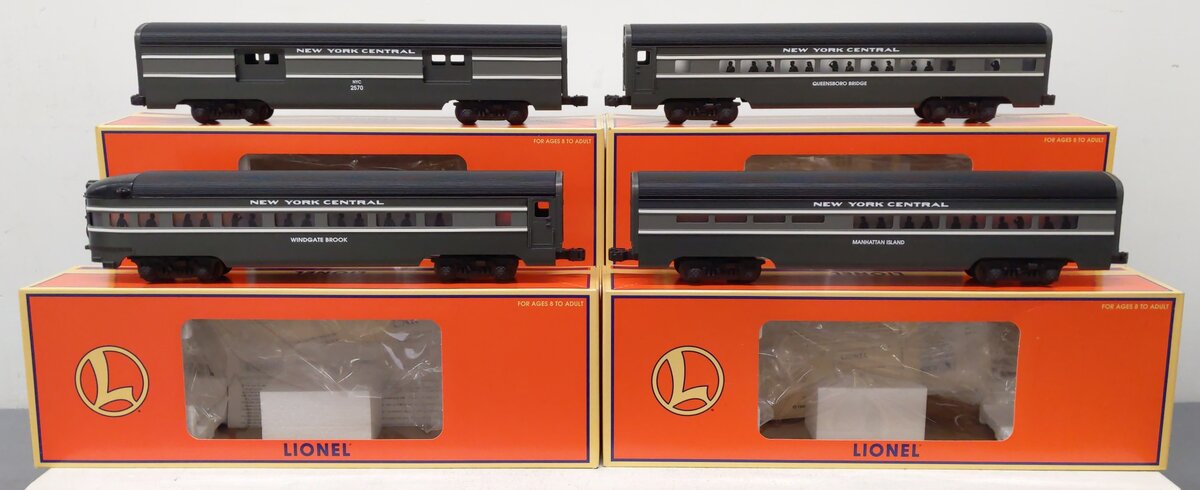 Lionel 6-19171 O Gauge New York Central Streamlined 4-Car Passenger Set LN/Box