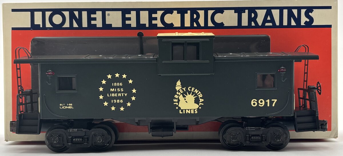Lionel 6-6917 O Gauge Jersey Central Extended Vision Caboose EX/Box