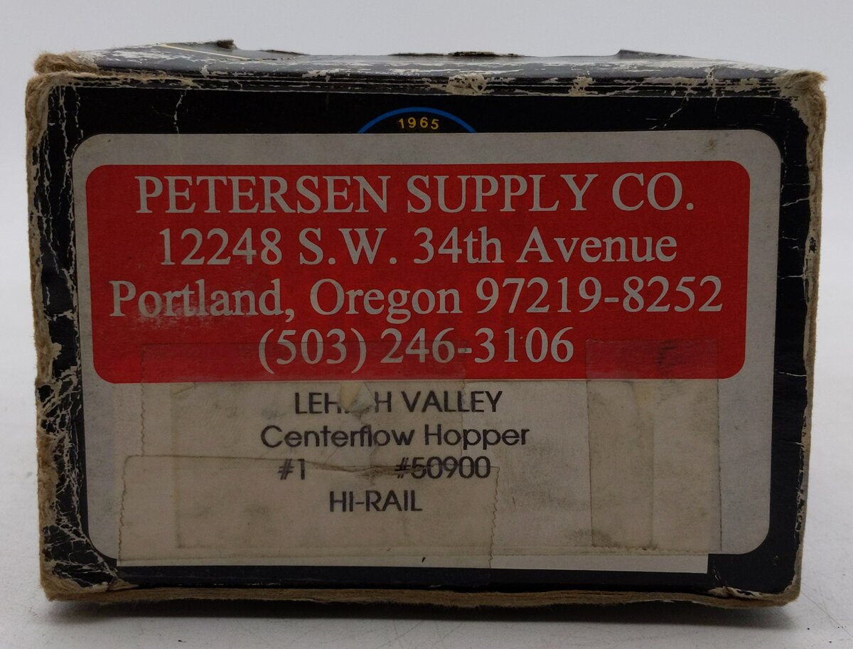 Weaver 50900 O Gauge Lehigh Valley 4-Bay Centerflow Hopper - 3 Rail EX/Box