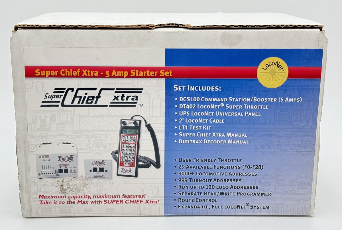 Digitrax SCFX N & HO Super Chief Xtra Starter Set LN/Box