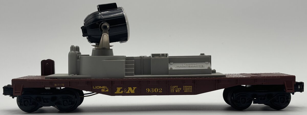 Lionel 6-9302 O Gauge Louisville & Nashville Operating Searchlight Car EX/Box