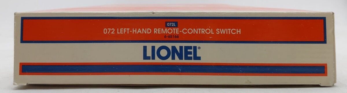 Lionel 6-65166 O-72 Left Hand Remote Switch VG/Box