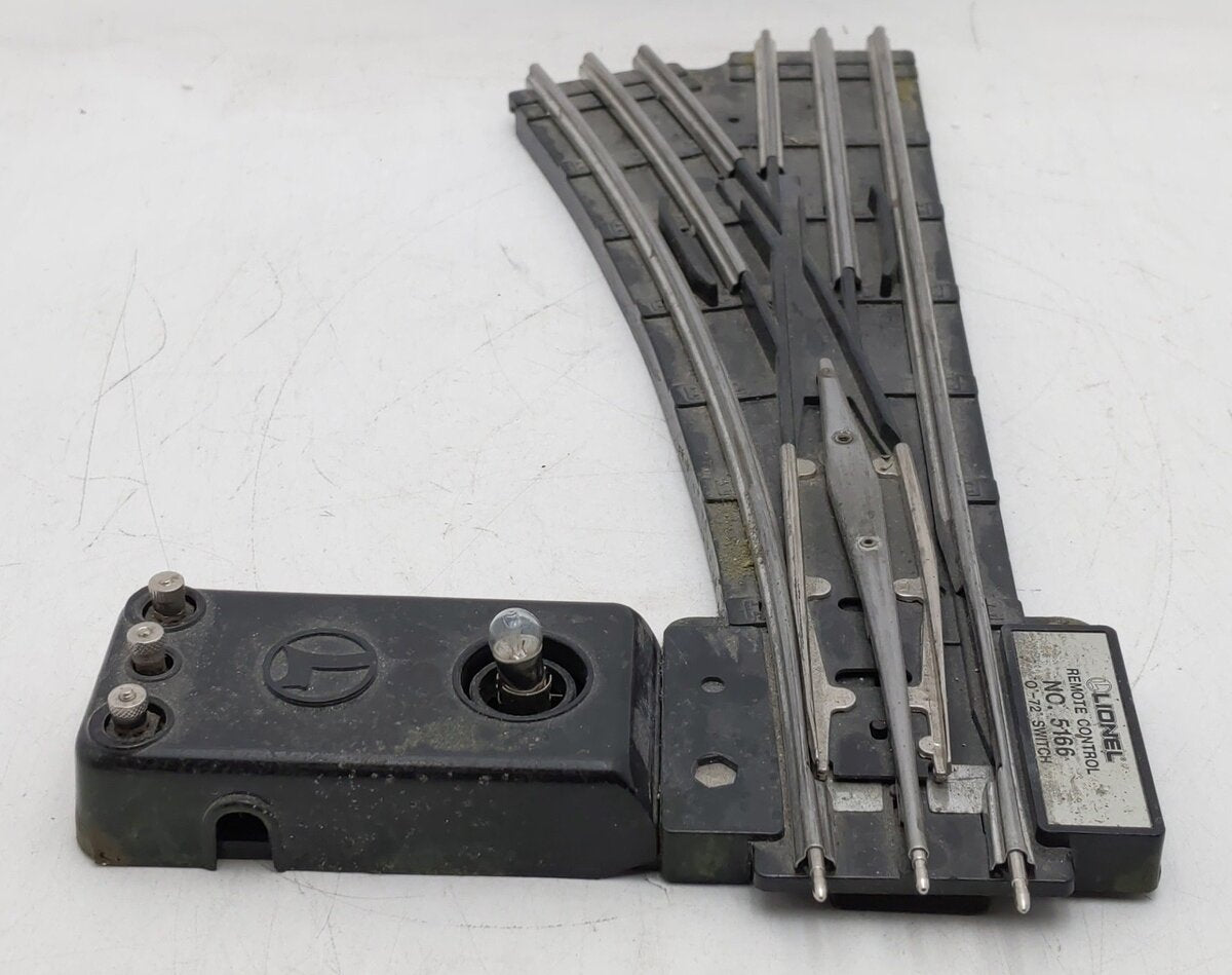 Lionel 6-65166 O-72 Left Hand Remote Switch VG/Box