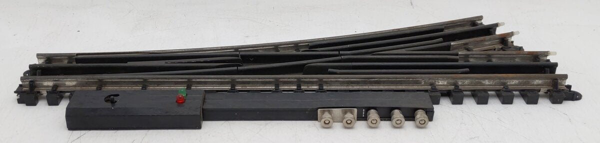 K-Line K-0775 O SuperSnap 72" Left Hand Remote Control Switch Turnout VG/Box