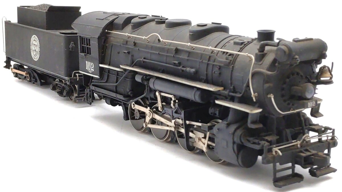 Rivarossi 102 O Scale Steam Locomotive and Tender #102 (2 Rail)