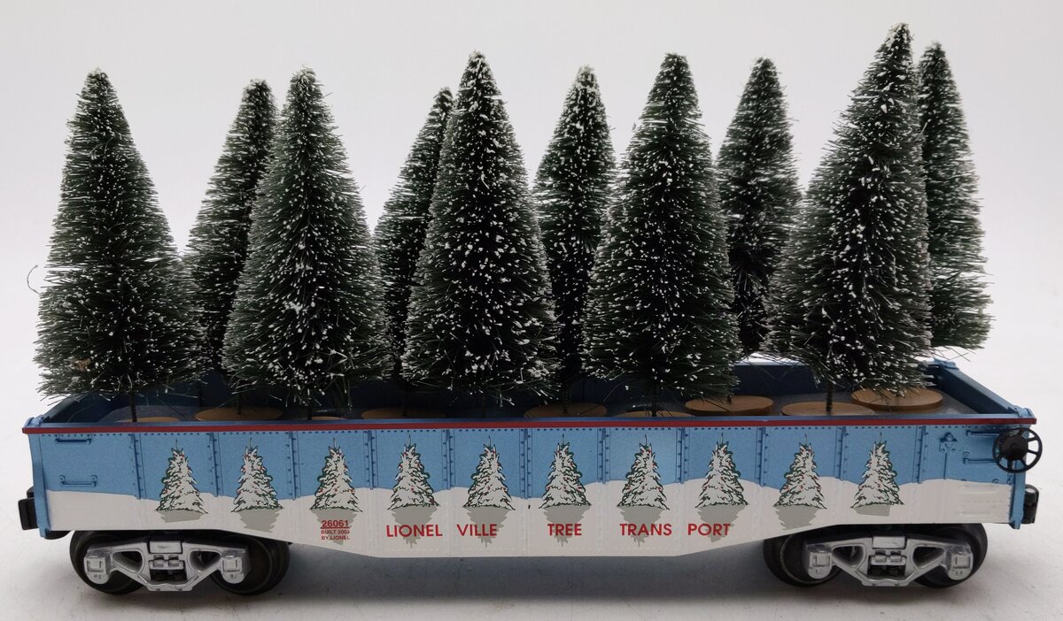Lionel 6-26061 O Gauge Christmas Gondola with Trees EX/Box