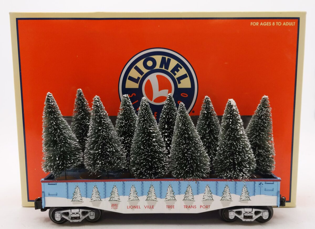 Lionel 6-26061 O Gauge Christmas Gondola with Trees EX/Box