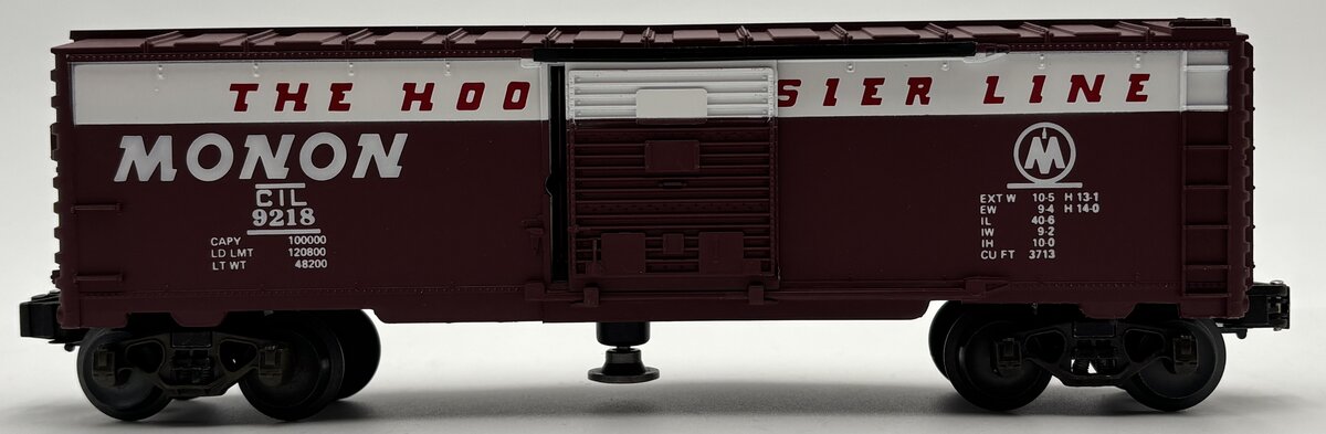 Lionel 6-9218 O Gauge Monon Mail Operating Boxcar EX/Box