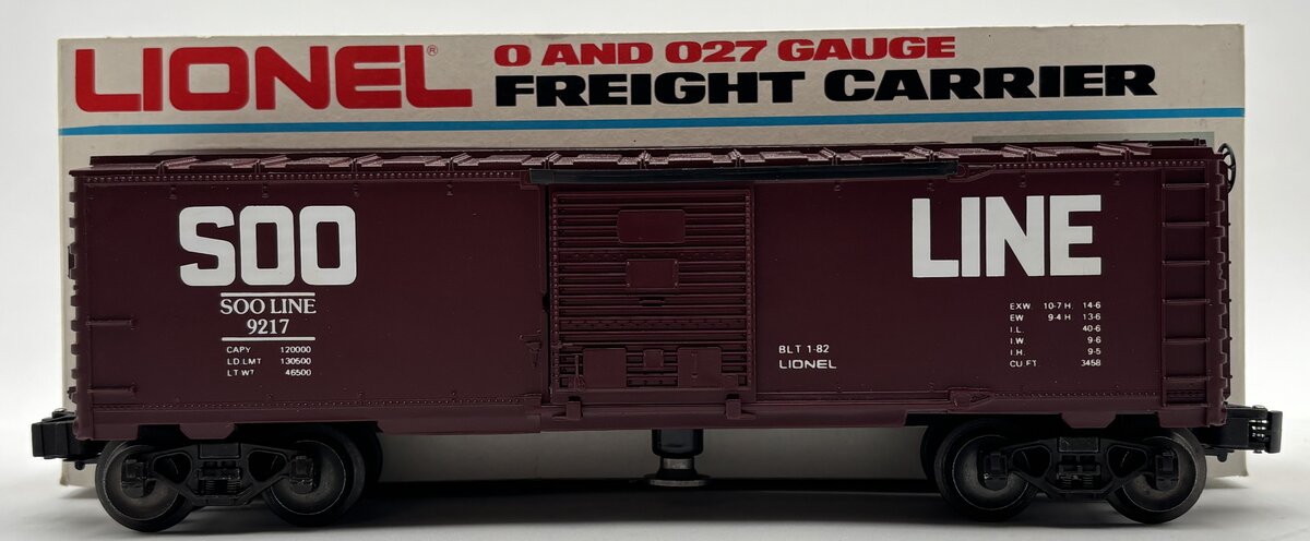 Lionel 6-9217 O Gauge SOO Line Operating Boxcar EX/Box
