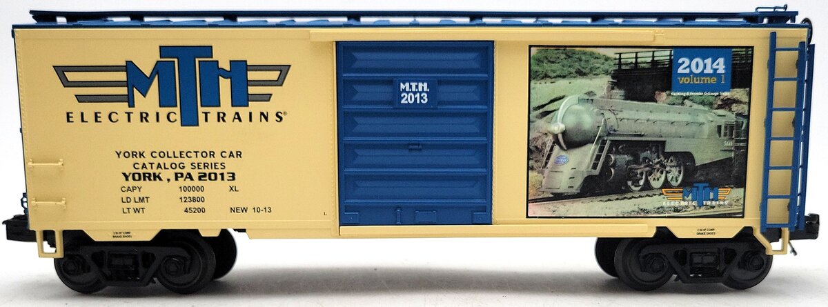 MTH 20-93609 O Scale TCA Fall York 2013 40' Boxcar LN/Box