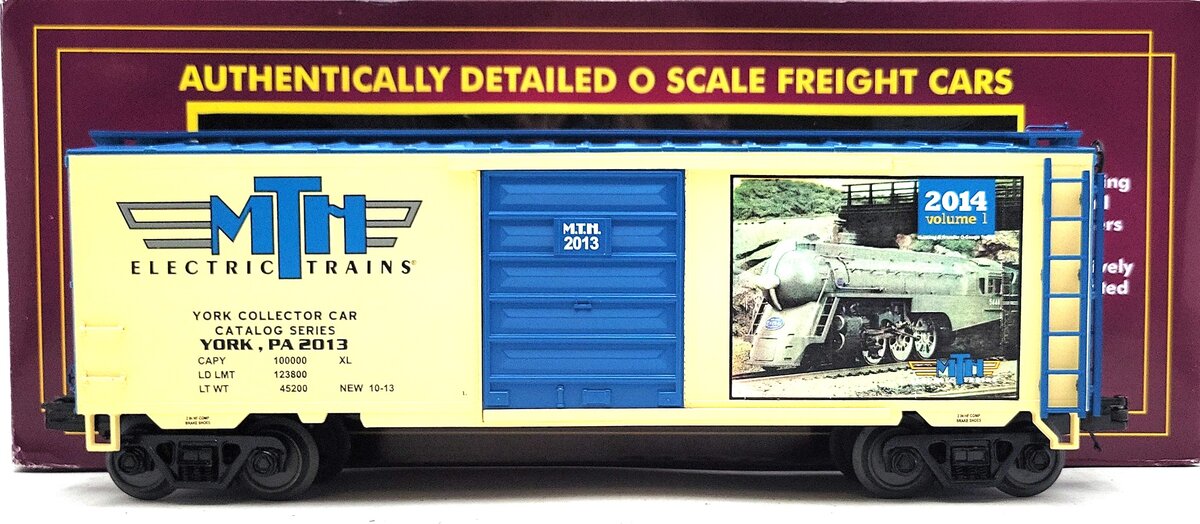 MTH 20-93609 O Scale TCA Fall York 2013 40' Boxcar LN/Box