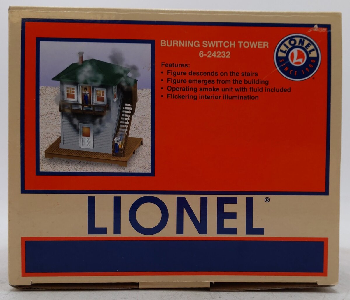 Lionel 6-24232 Burning Switch Tower EX/Box