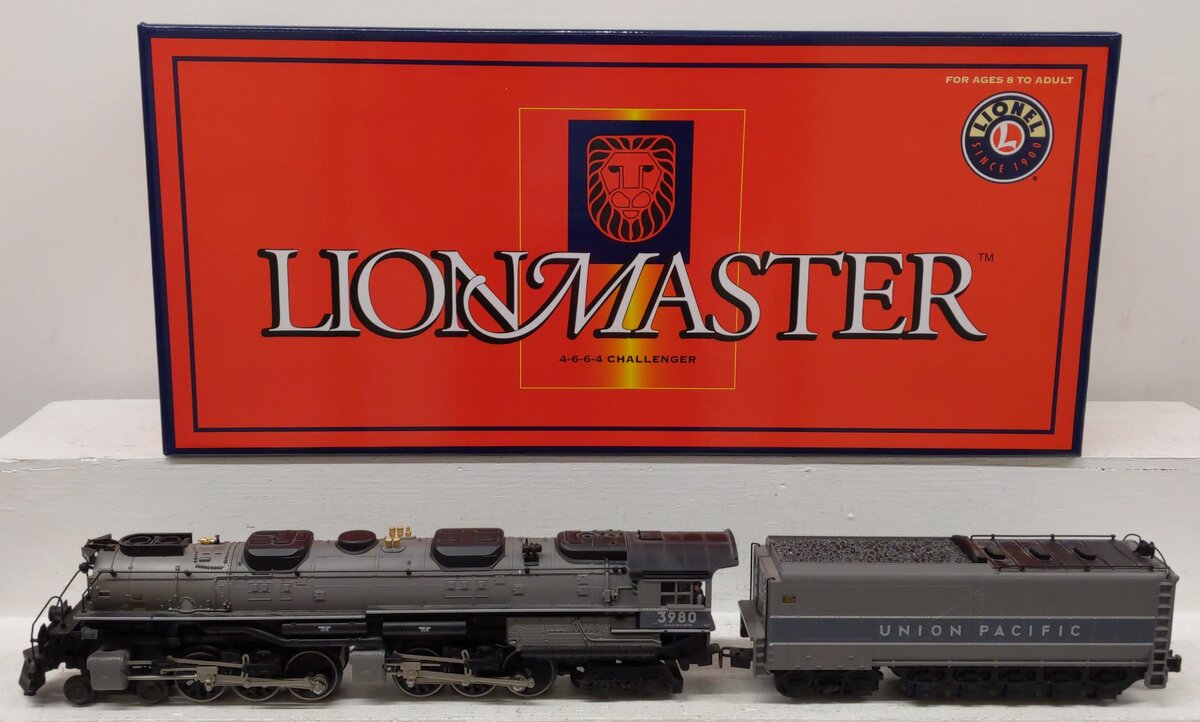 Lionel 6-38093 Lionmaster UP 4-6-6-4 Challenger Steam Locomotive & Tender #3980 EX/Box