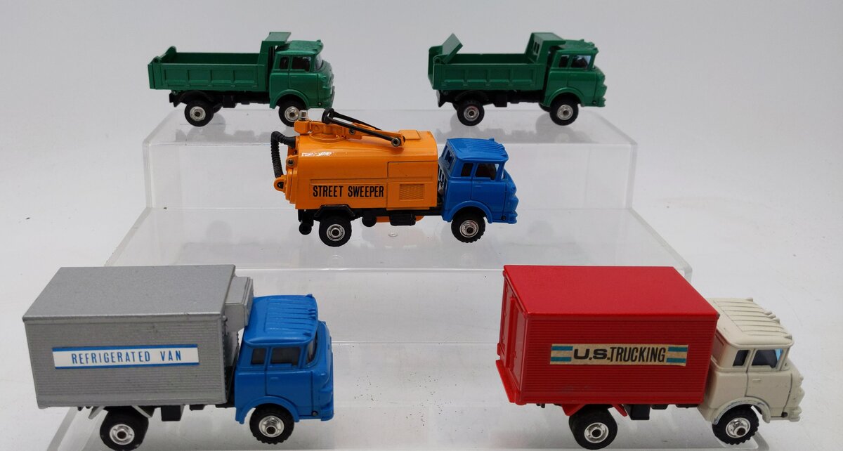 Shinsei Assorted O Gauge  Die-cast Work Trucks [5] LN