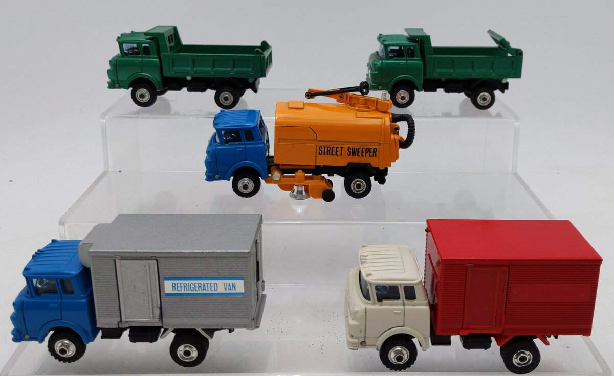 Shinsei Assorted O Gauge  Die-cast Work Trucks [5] LN