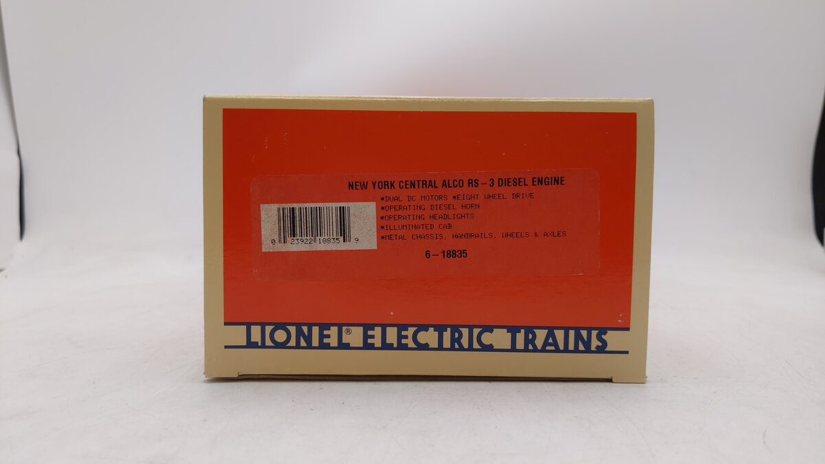 Lionel 6-18835 O New York Central Alco RS-3 Diesel Locomotive #8223 EX/Box