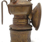 Vintage Auto-Lite Brass Carbide Miner’s Cap Lamp w/ Reflector VG