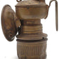 Vintage Auto-Lite Brass Carbide Miner’s Cap Lamp w/ Reflector VG