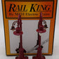 MTH 10-1030 O Gauge Die-Cast Street Lamp Set of 2 EX/Box