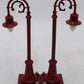 MTH 10-1030 O Gauge Die-Cast Street Lamp Set of 2 EX/Box