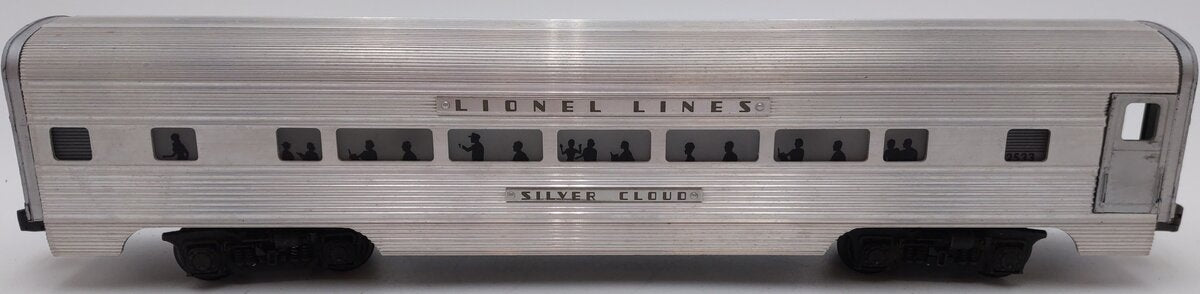 Lionel 2533 Vintage O Lionel Lines "Silver Cloud" Aluminum Pullman Car VG