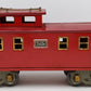 American Flyer 4021 Vintage Wide Standard Gauge Red Tinplate Caboose EX