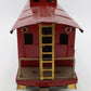 American Flyer 4021 Vintage Wide Standard Gauge Red Tinplate Caboose EX