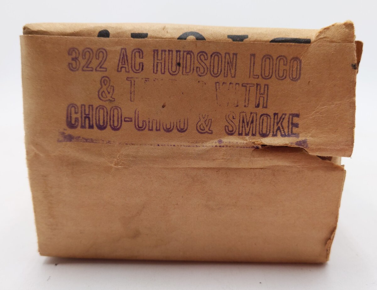 American Flyer 322 Vintage S NYC 4-6-4 Hudson Steam Locomotive & Tender VG/Box
