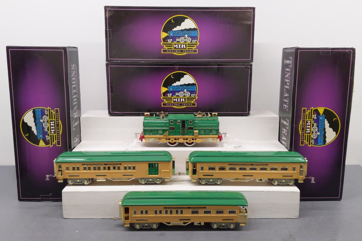 MTH 10-1186-0 Legionnaire Std Gauge Electric Passenger Train Set EX/Box