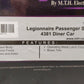 MTH 10-1186-0 Legionnaire Std Gauge Electric Passenger Train Set EX/Box