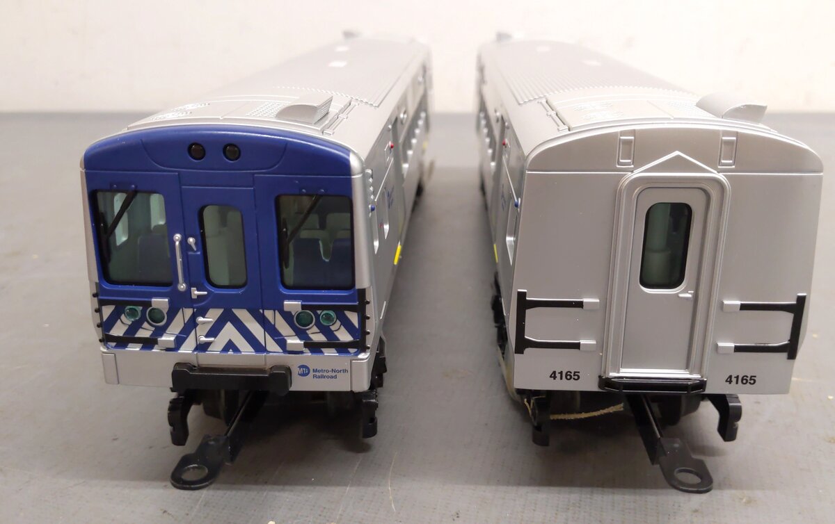 Lionel 6-35133 O Gauge MTA North Metro M-7 Add-On 2 Car Set EX/Box