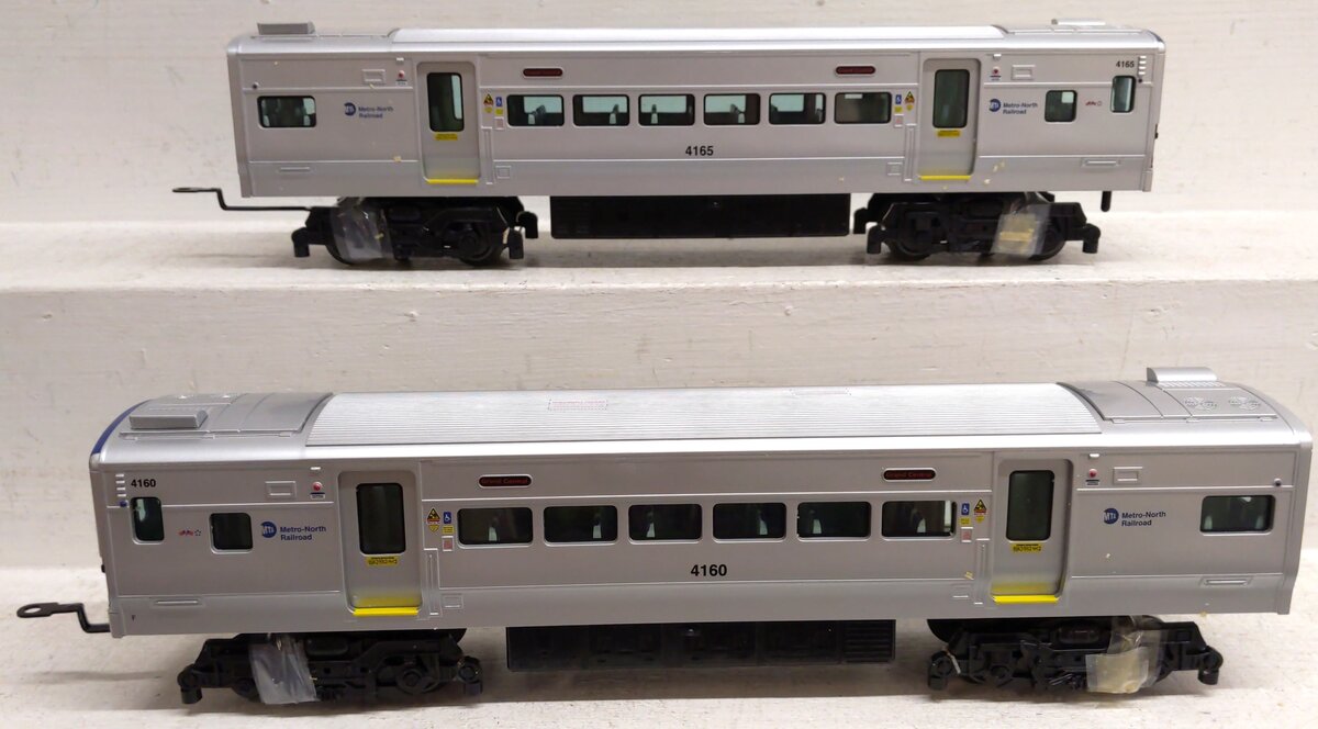 Lionel 6-35133 O Gauge MTA North Metro M-7 Add-On 2 Car Set EX/Box