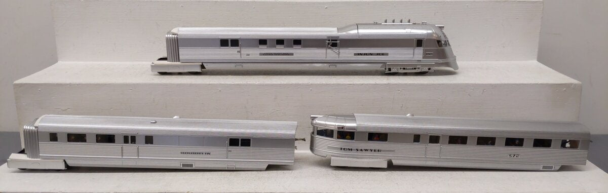 Lionel 6-38856 O Gauge Legacy Burlington Mark Twain Zephyr Diesel Train Set EX/Box
