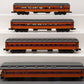 Lionel 6-25515 O Milwaukee Road "Olympian" Heavyweight 4-Car Passenger Set EX/Box