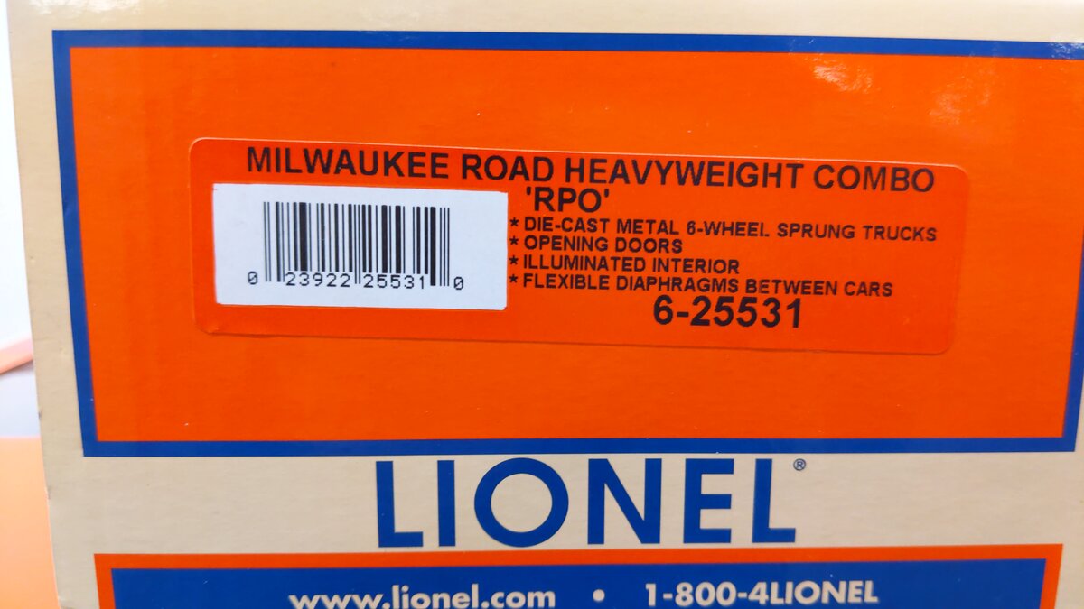 Lionel 6-25515 O Milwaukee Road 
